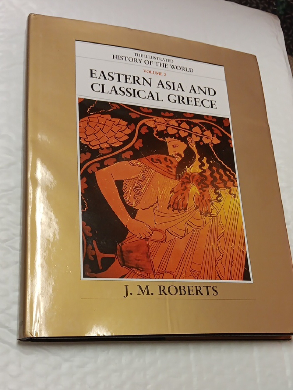 Eastern Asia and Classical Greece Illustrated Hardcover Book - Tan/Orange